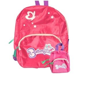 Butterfly Backpack Girl & Doll Set